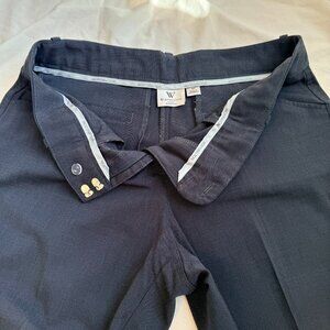 Worthington Dress Pants – Petite 6 – Dark Gray Textured Stretch